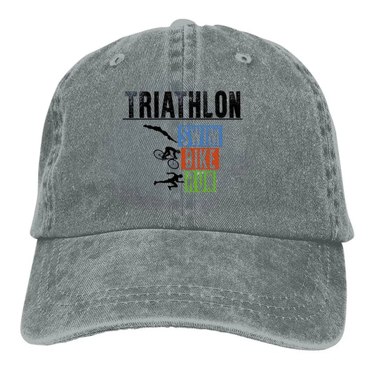 Triathlon Triathlete Baseball Cap Men Hats Women