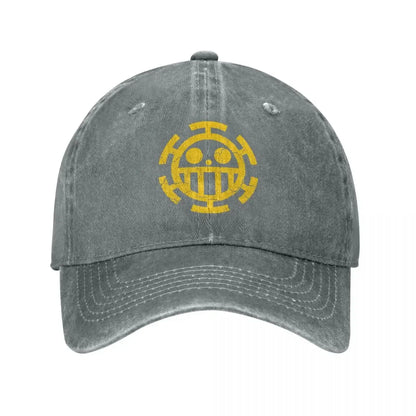 Skull One-Piece Anime Summer Autumn Cap Hats Dad Baseball Cap