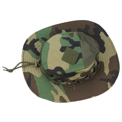 Camouflage Enthusiasts Square Pocket Camo Bonnie Cap US Bucket Benny Hats