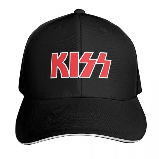 Kiss Logo Band Cap Fashion Casual Baseball Caps
