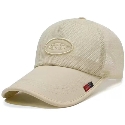 New Style Unisex Long-Brim Mesh Baseball Cap