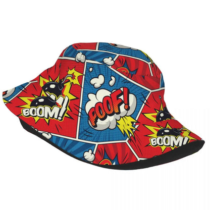 Comic Graffiti Art Bucket Hat
