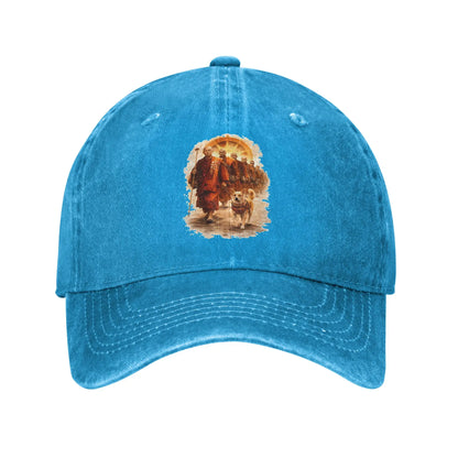 Summer Aloka Dog Walk for Peace Buddhist Monk & Dog Baseball Cap