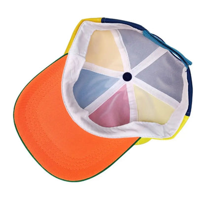 Boys Girls Rainbow Baseball Cap Bamboo Dragonfly Helicopter Propeller Adventure