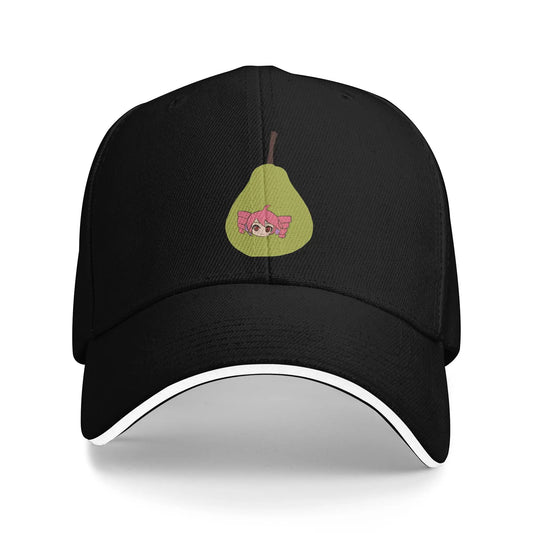 Pearto Kasane Teto Pear Anime Japanese Music Character Baseball Cap