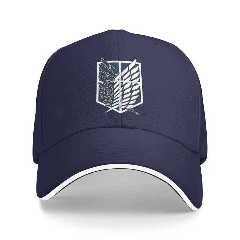 Attack on Titan Print Sandwich Baseball Caps