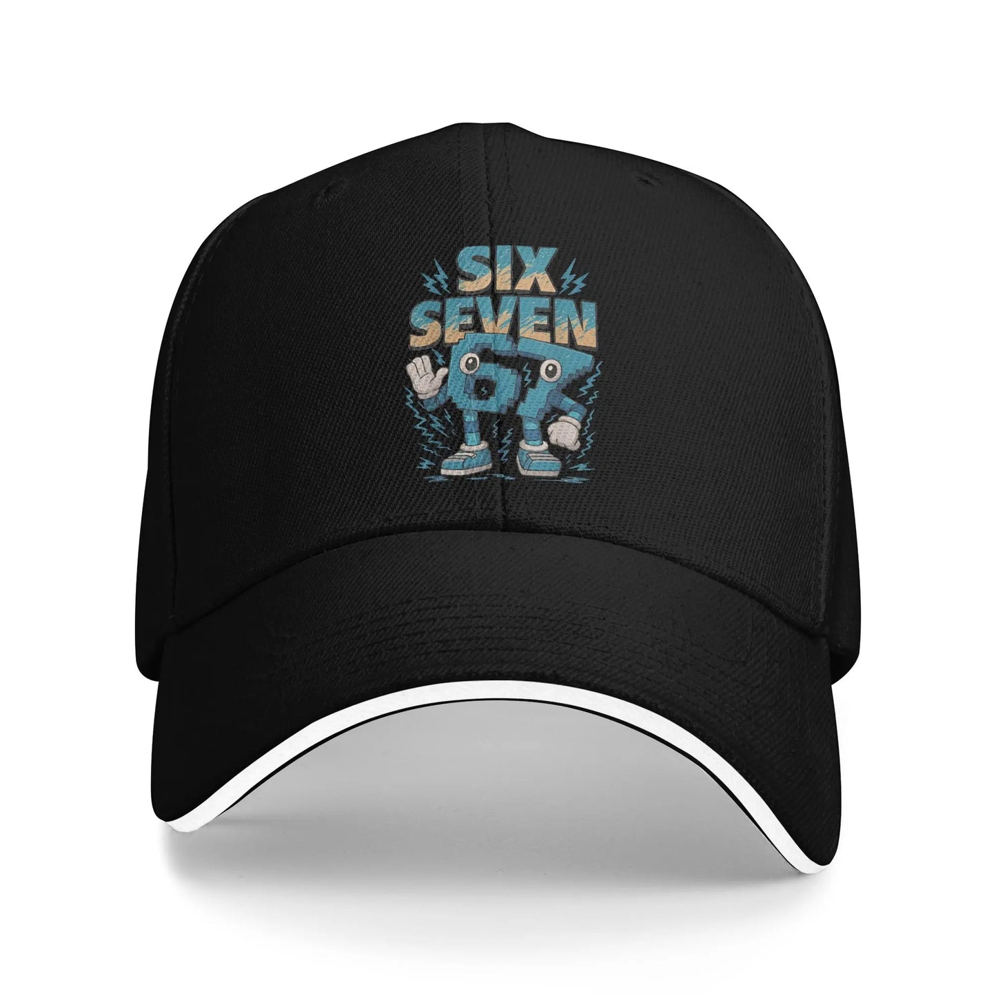 67 Six Seven 6-7 Baseball Cap Popular Steal Brainrot Gaming Meme