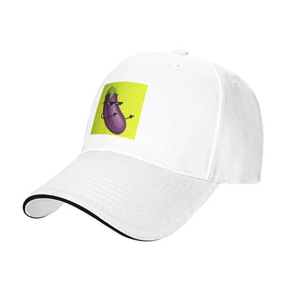 Thug Life Eggplant Cap Casual Baseball Caps