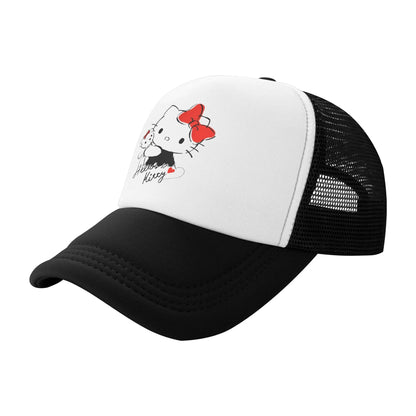 Adult Hello Kitty Be Mine Chocolate Valentine Baseball Hats