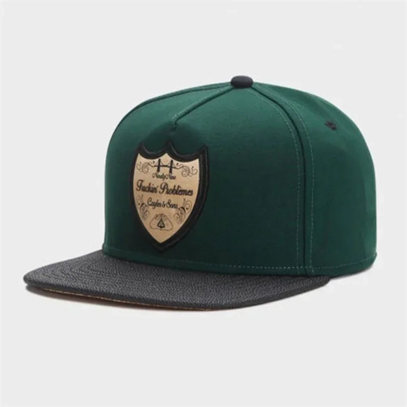 Fashion Luxury Cool Baseball Caps Black Snapback Cap