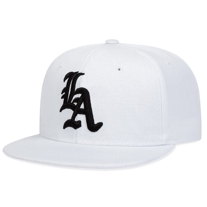 Unisex Gothic Letter Embroidery Hip-hop Hats Snapback Caps