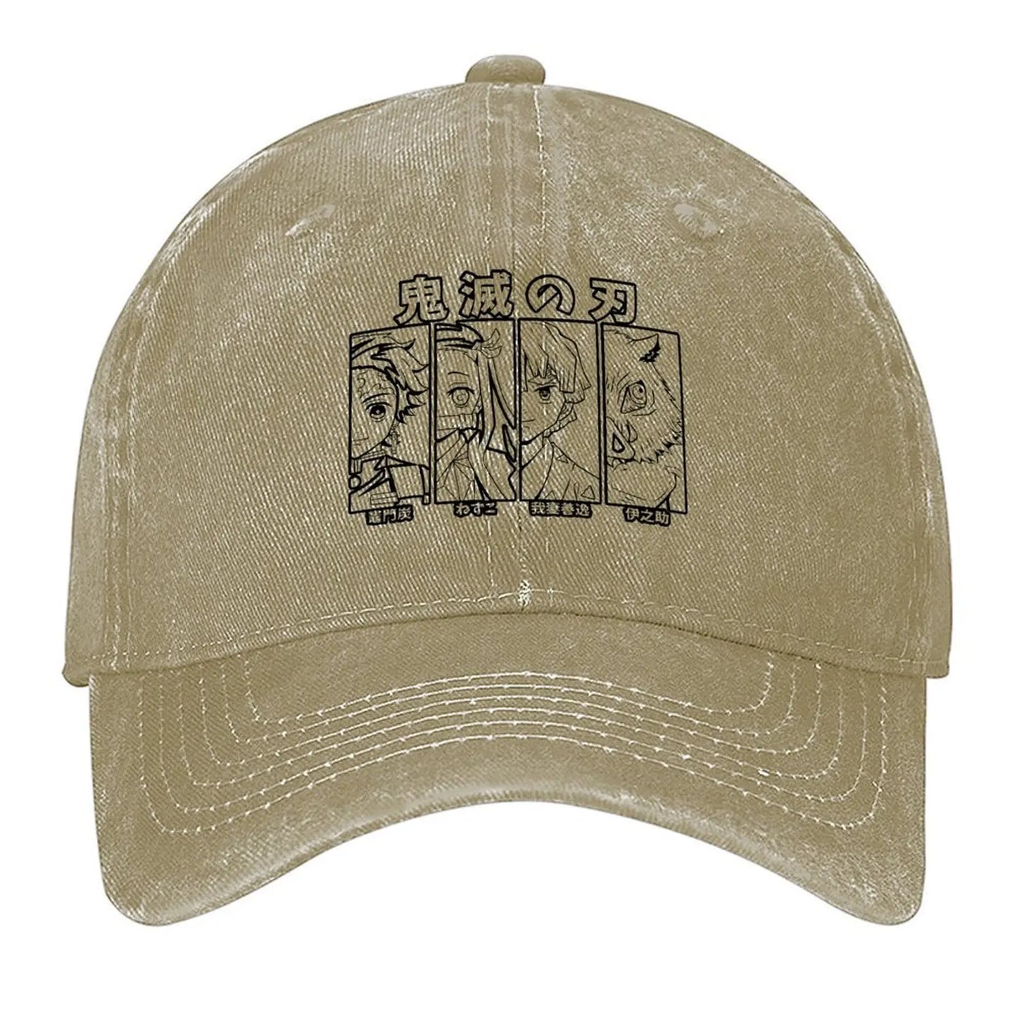 Anime Slayer Team Demon Anime Tees Sticker Manga T-Shirt Baseball Cap