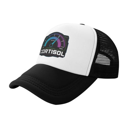 Summer Outdoor Low Cortisol Levels v Mesh Cap Baseball Hats