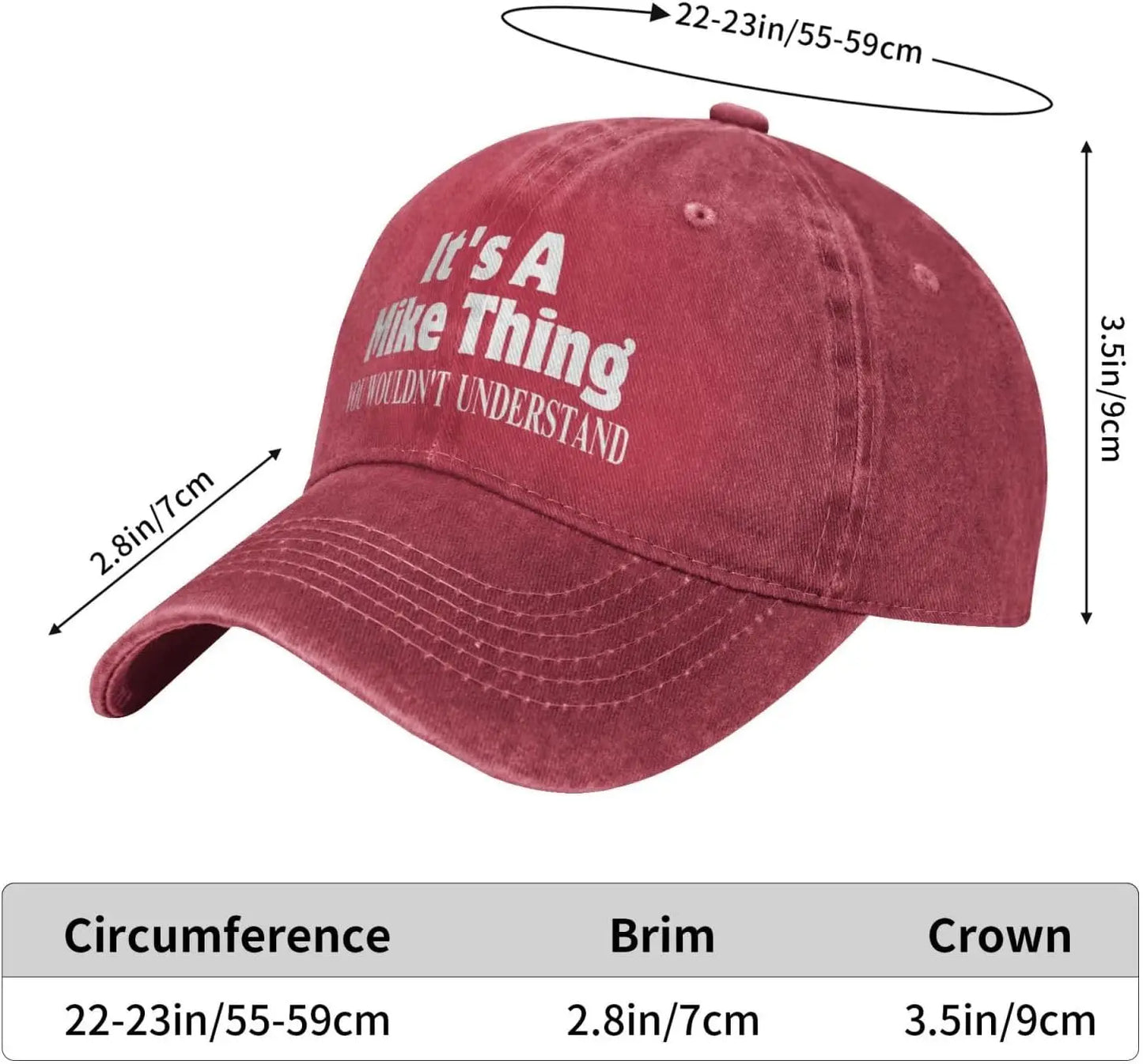 It's A Mike Thing You Wouldn't Understand Denim Hat Baseball Cap