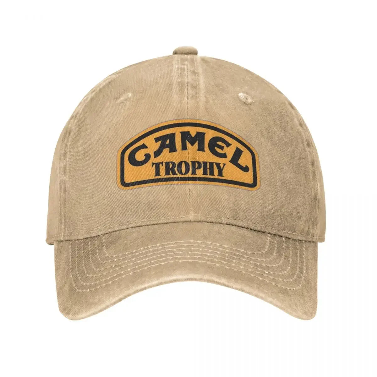 Camel Trophy Classic Logo Baseball Cap Vintage Distressed Denim