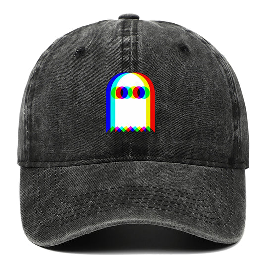 Colorful Ghost Print Baseball Cap