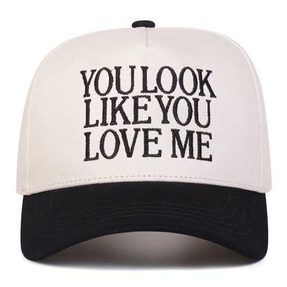 YOULOOK LIKE YOU Letter Embroidery Baseball Caps