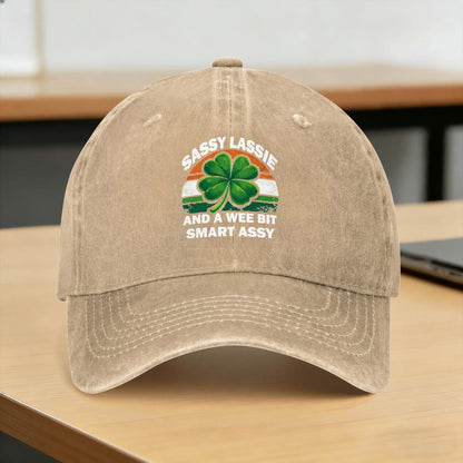 St Patricks Day Sassy Lassie Baseball Cap