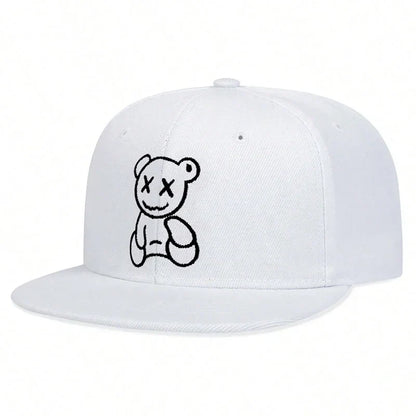Unisex XX Little Bear Embroidery Hip-hop Hats