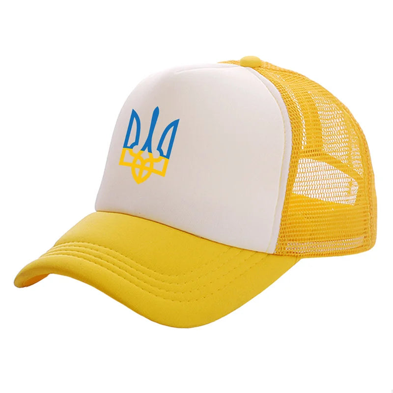 Ukraine Hat Baseball Cap Cool Summer Unisex Mesh Net Caps