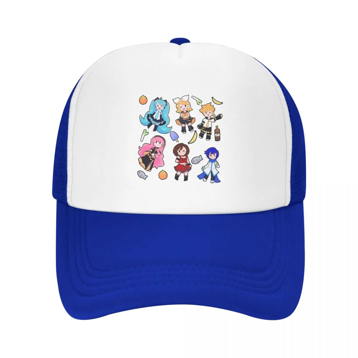 Vocaloid Chibi Chaos! Miku Cap Fashion Mesh Baseball Caps