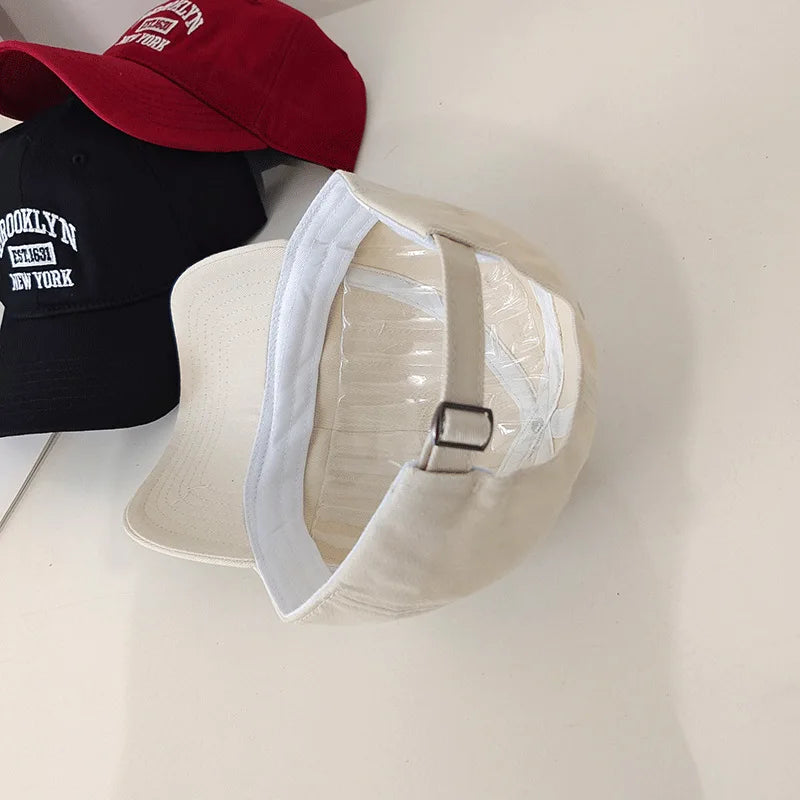 Soft Cotton Letter Embroidered Baseball Cap For Women Men