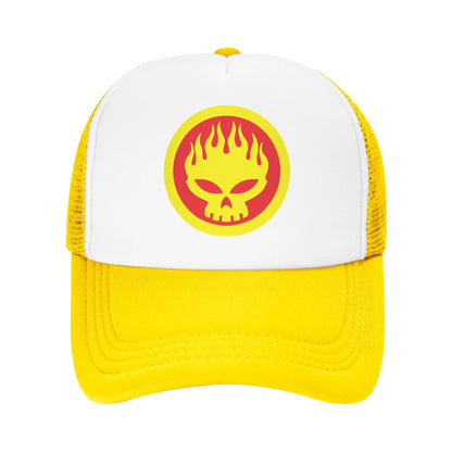 Adult Manic Skull The Offspring Baseball Hat Fitted Mesh Baseball Cap