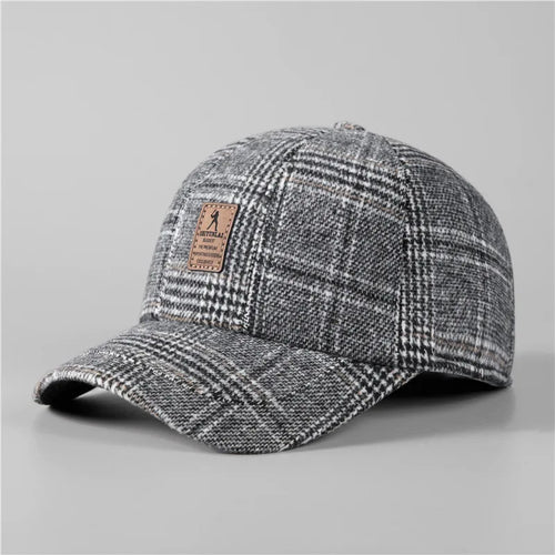 Warm Winter Baseball Cap With Ear Flaps For Men, Auturnn Thick Cap For Gifts