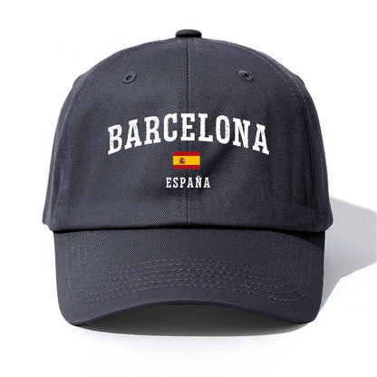 BARCELONA Print Baseball Cap For Adults