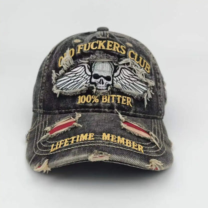 Embroidered 250th Anniversary Ripped Baseball Cap