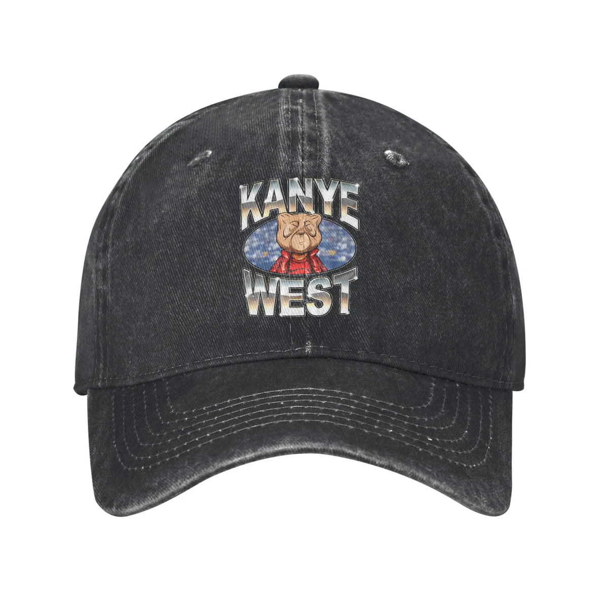 Graduation Bear Rapper Baseball Caps