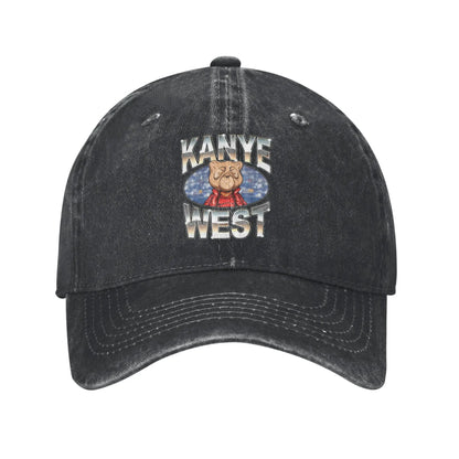 Graduation Bear Rapper Baseball Caps