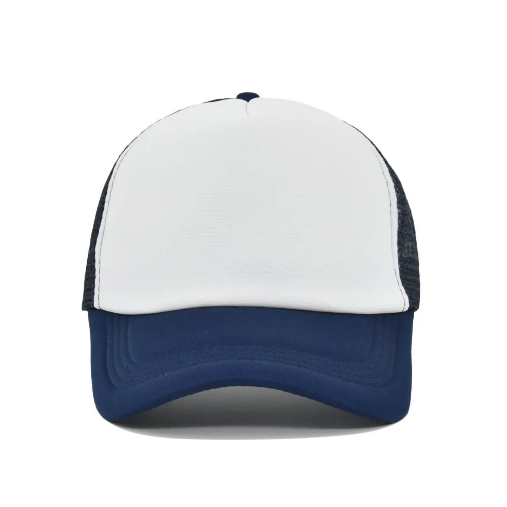 15 Colors Mesh Baseball Cap Adjustable Snapback Hats For Women Men