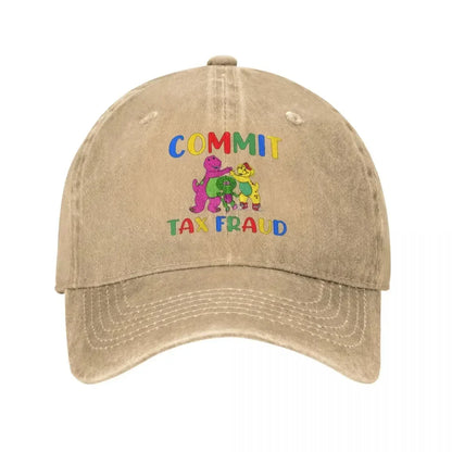 Barney Commit Tax Fraud Baseball Cap