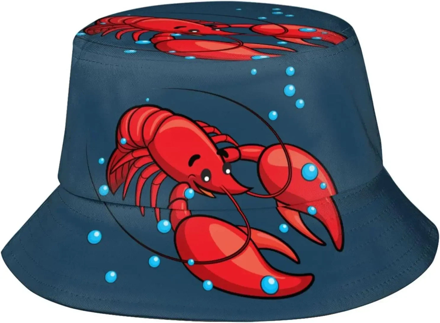 Lobster Fisherman Cap Hip Hop Gorras Summer Unisex Printing Bucket Hat