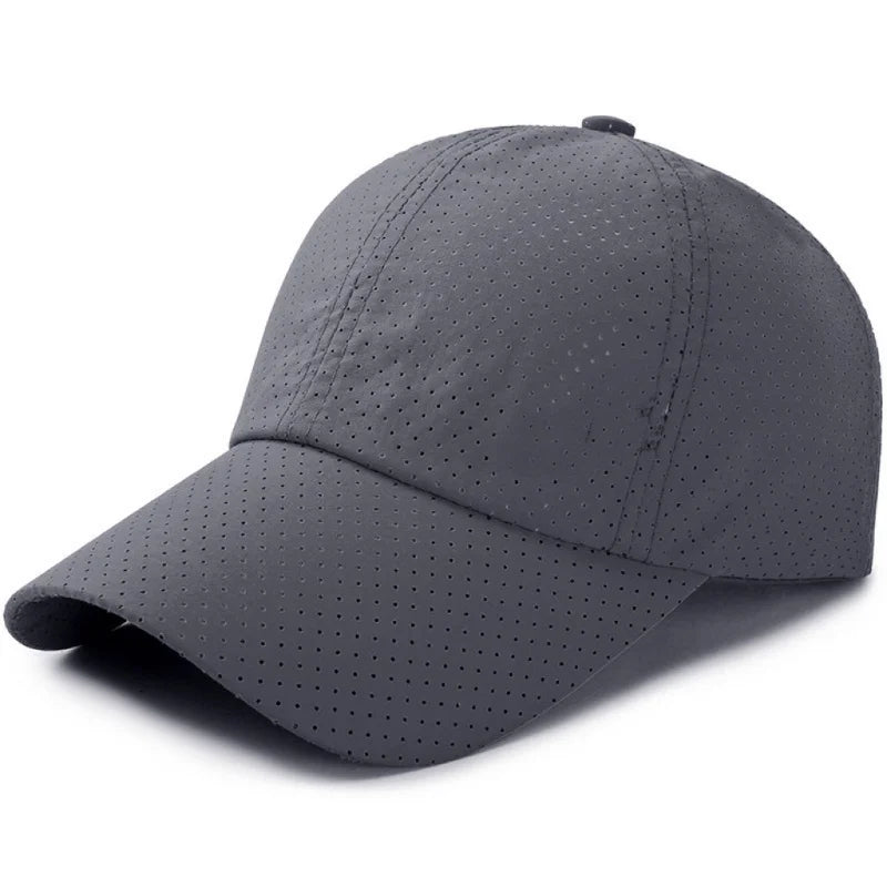 Hat Men Spring Summer Solid Color Mesh Cap Baseball Cap