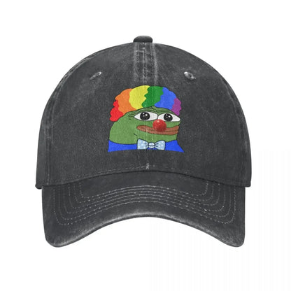 Pepe the Frog Clown Meme Baseball Cap
