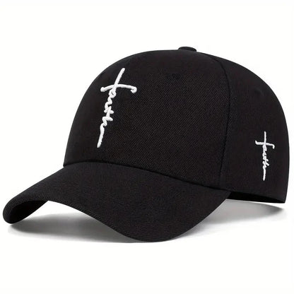 Casual Fashion  Faith Embroidery Baseball Cap