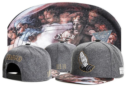 Classic Snapback Hat Cap Hip Hop Style Flat Bill Blank