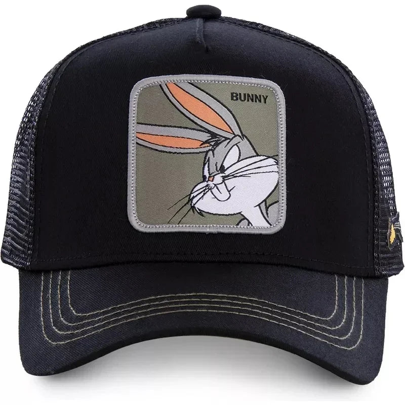 High Quality Brand Anime Cartoon Snapback Cotton Baseball Cap Men Women