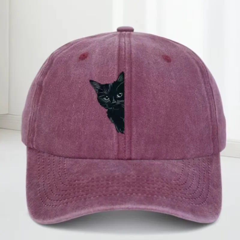 Animal Kitten Print Golf Cap Baseball Cap