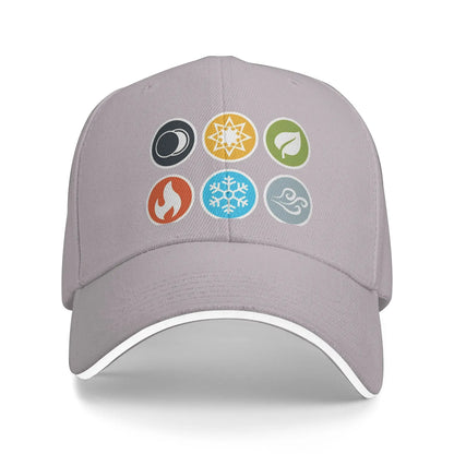 Spring Casual Baseball Cap Gloomhaven Element Symbols Board Game Kpop Rock