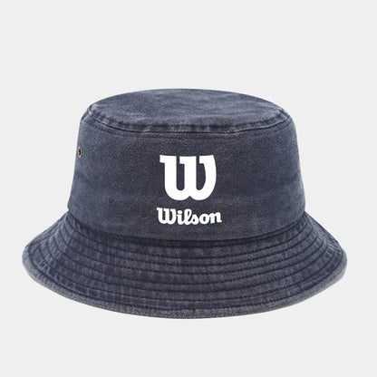 Printed Washed Retro Sunshade Fisherman Hat