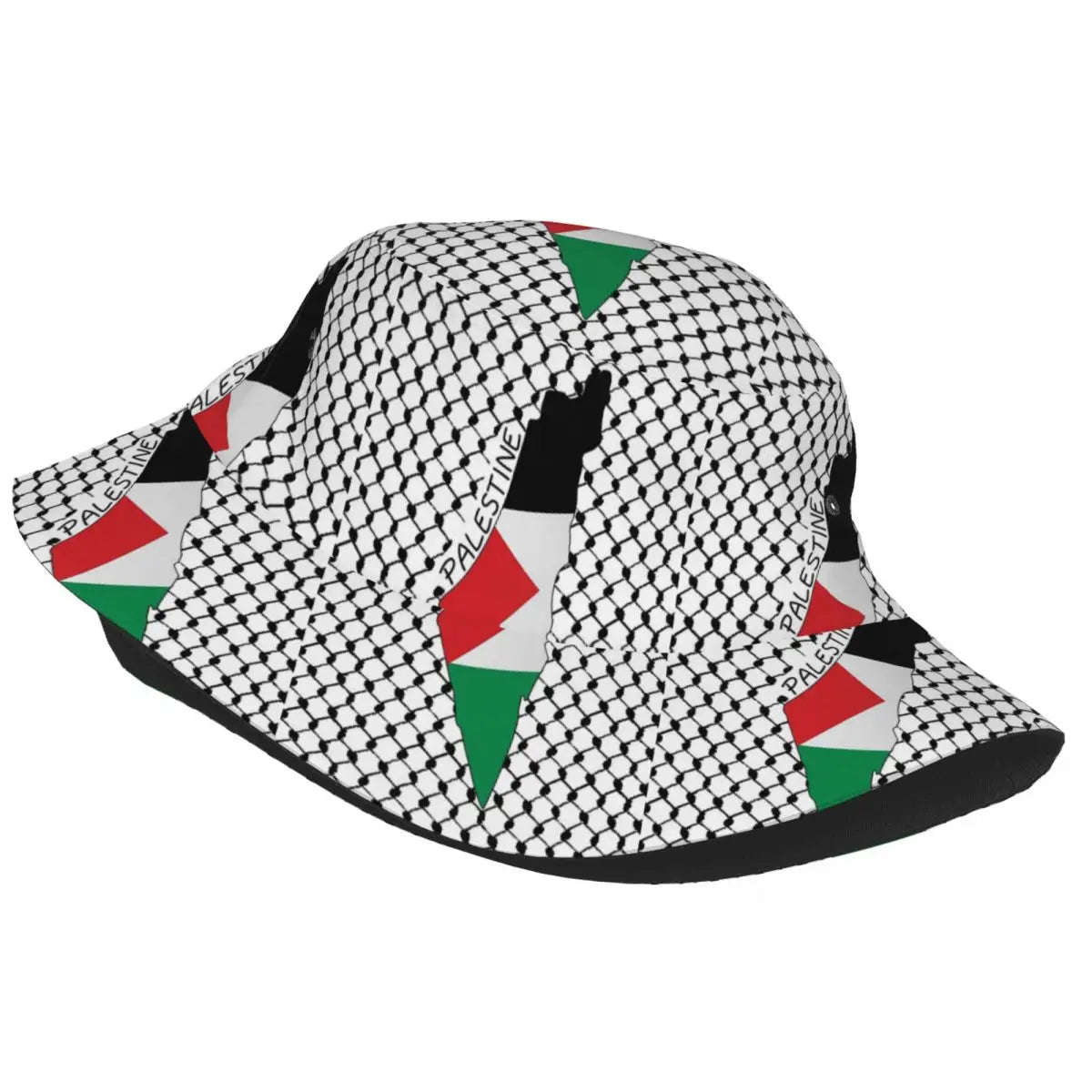 Palestine Flag Map Palestinian Kufiya Hatta Keffiyeh Bucket Hat Panama Hat Fisherman Hats