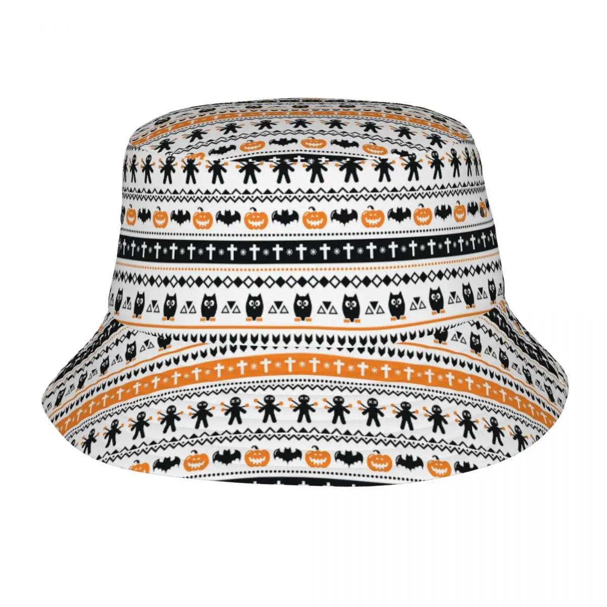 Halloween Black Cat Spider Gothic Witch 12 Bucket Hat