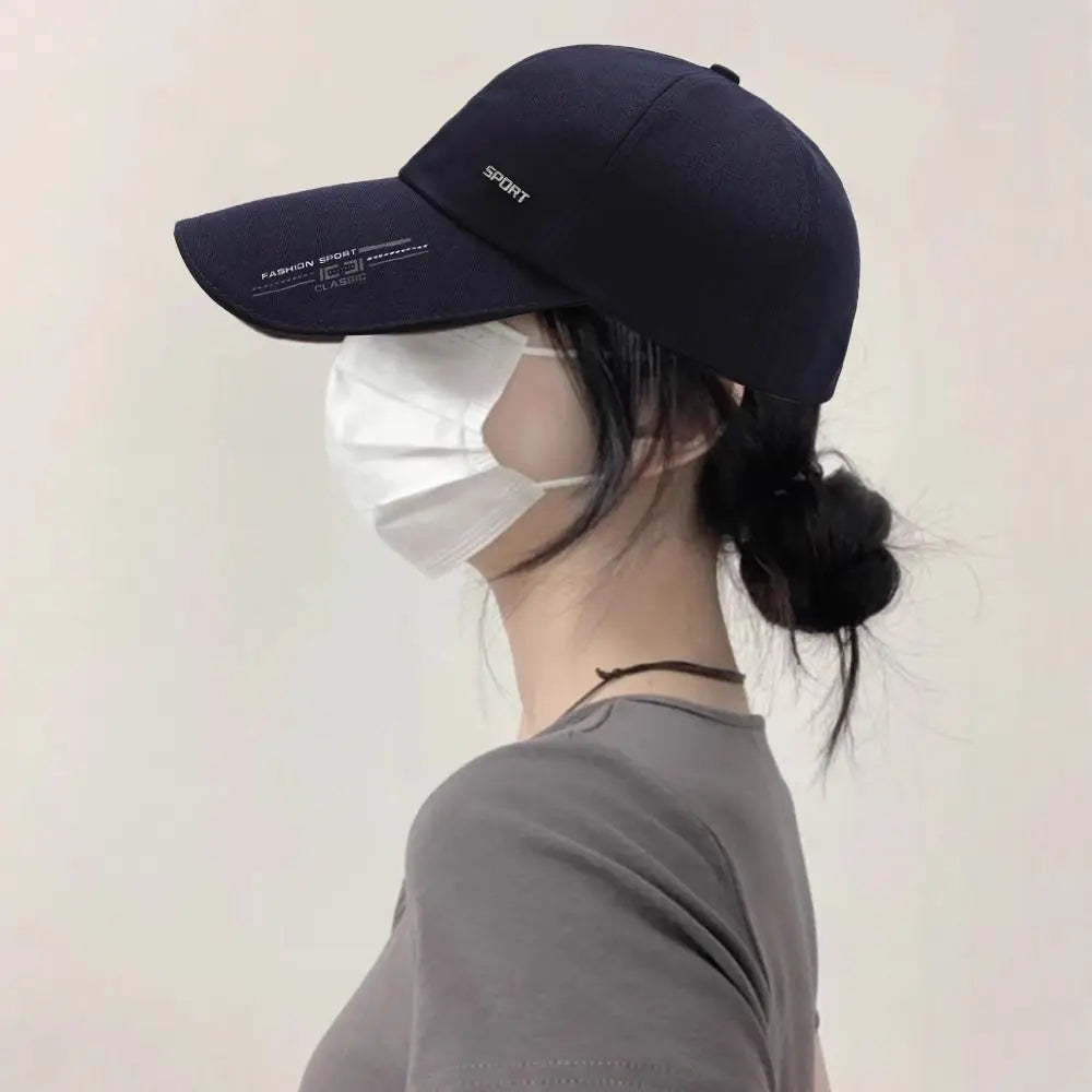 Casual Breathable Baseball Cap Adjustable Embroidery Snapback Hat