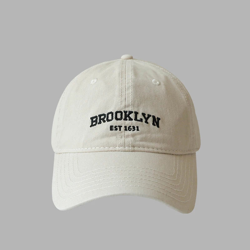 Soft Cotton Letters Baseball Cap For Women Men