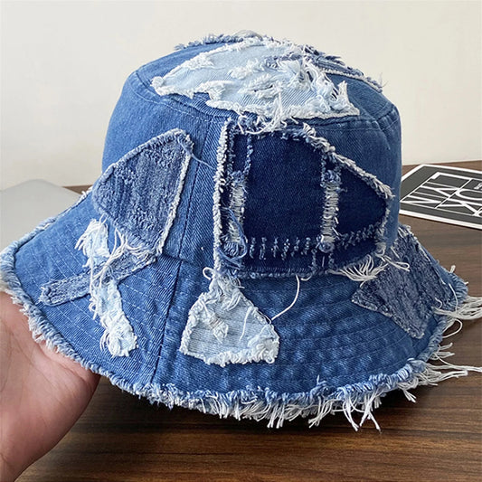 Stylish Women's Denim Bucket Hat
