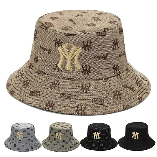Unisex Letter Embroidery Fisherman Hat Women
