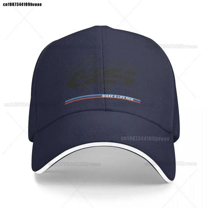 Motorcycle GS World Map Racing Baseball Cap